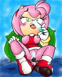 amy_rose beige_skin color drs female female_only fur furry hedgehog pink_fur sega skin solo sonic_(series) straight_hair