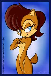 sally acorn from archie comics by ccn