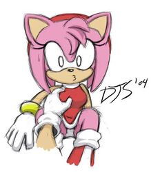 amy rose from sega by hotred