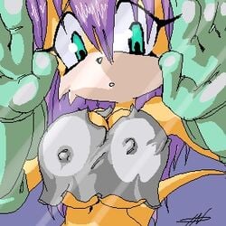 archie_comics mina_mongoose nem purple_hair sega sonic_(series) straight_hair