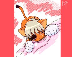 alicia_pris brown_fur eye_patch gloves tagme tail tail_concerto