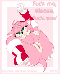 amy rose from sega by drxii