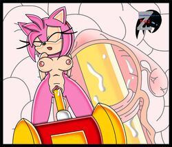 amy_rose beige_skin color female female_only fur furry hammer hedgehog nude piko-piko_hammer piko_piko_hammer pink_fur sega skin solo sonic_(series) straight_hair zetar02