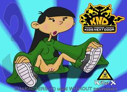 codename:_kids_next_door color female female_only human killerx kuki_sanban numbuh_3 pussy solo straight_hair