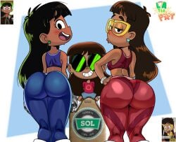 3girls ass ass_focus ass_grab ass_shake ass_up back before_sex big_ass big_ass_(female) big_legs black_hair black_hair_female blue blue_pants blush blush_lines blushing_at_viewer boots brown_body brown_eyes brown_hair brown_skin cement cemento_sol clothed clothes clothing daughter dumbbell earrings edit excercise eyes family fat_ass fat_butt fat_hips fat_legs female female/female female_focus female_human female_only glasses glasses_on_head gym gym_clothes gym_pants gym_uniform happy happy_female hips hips_grab hips_up huge_ass huge_hips huge_legs human human_only innuendo la_tiapat leggings little_girl long_hair looking_at_viewer looking_back looking_back_at_viewer looking_down milf milftoon mom_and_son mommy mother nervous nervous_expression nervous_female nervous_smile nervous_sweat panties peruperu perurn peruvian_female protegiendo_el_futuro_de_sol protegiendo_los_sueños_de_sol red red_pants sensual smile smiling smiling_at_viewer sol_segura soon sweat sweatdrop sweating thick thick_ass thick_legs thick_thighs thigh_sex thighs trio vicky_segura white_background