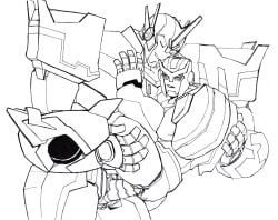 2boys cuntboy cuntboy_sans_balls duo duo_focus herm hermaphrodite intersex male male/male male_focus male_only maleherm multi_genitalia optimus_prime penis pussy ratchet_(transformers) transformers transformers_robots_in_disguise_(2015) vaginal_penetration vaginal_sex