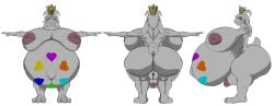 2024 absurd_res asriel_dreemurr_(god_form) ass balls belly big_balls big_belly big_breasts big_butt big_penis big_pussy boss_monster_(undertale) breasts genitals hi_res huge_belly huge_breasts huge_butt hyper hyper_belly hyper_breasts hyper_butt hyper_pregnancy penis pregnant pussy reference_image t-pose teliars643 undertale undertale_(series)