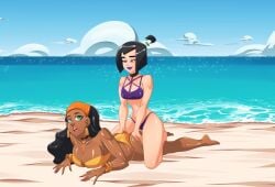 2girls african_female ass big_ass big_breasts breasts brown-skinned_female brown_body brown_skin bust busty chest curvaceous curvy curvy_figure danny_phantom dark-skinned_female dark_skin digital_media_(artwork) female female_focus goth goth_girl hips hourglass_figure huge_ass huge_breasts killer_lotion large_ass large_breasts legs light-skinned_female light_skin lotion mature mature_female multiple_girls nickelodeon omiiverse sam_manson slim_waist thick thick_hips thick_legs thick_thighs thighs valerie_gray voluptuous waist wide_hips