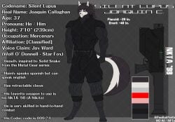 anthro big_bulge daddy digital_art digital_drawing_(artwork) digital_media_(artwork) male male_anthro missile_launcher muscular muscular_anthro muscular_male oc original_character reference_sheet scars sexy stealth_suit tagme_(character) thespicyname