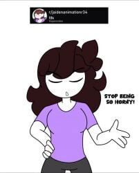 1girls animated animation ass_expansion big_breasts blush breast_expansion breasts brown_hair butt_expansion female_only hips hourglass_expansion hourglass_figure human human_only jaiden jaiden_animations jaidenanimations large_breasts ripped_clothing solo solo_female tagme thick thick_thighs thighs transformation video wardrobe_malfunction wide_hips youtube youtuber
