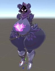 3d 3d_(artwork) animated ass_expansion big_ass big_breasts blender breast_expansion breasts bubble_butt chubby cleavage female fortnite furry hourglass_expansion hourglass_figure huge_ass huge_breasts hyper_ass nonarycubed raven_team_leader tagme thick_thighs video weight_gain wide_hips