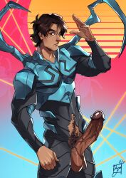 blue_beetle blue_beetle_(2023) gay jaime_reyes suzumeyaoi yaoi