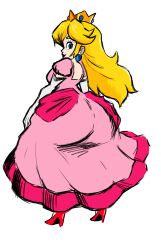 princess peach from mario (series) by arcanesnakeish