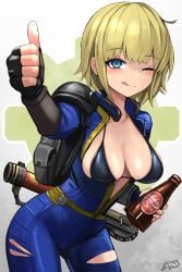 1girls fallout female tagme vault_girl