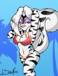 anthro benjipaws bikini female furry sabrina_online solo webcomic zig_zag