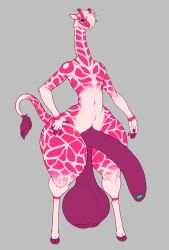 5_fingers anthro balls big_balls big_penis biped fingers foreskin genitals giraffe giraffid hi_res hooves horn huge_balls huge_cock humanoid_genitalia humanoid_penis hyper hyper_balls hyper_genitalia hyper_penis long_neck male male_only mammal mr.pink navel ossicone penis pwink saggy_balls solo solo_male tail tail_tuft thick_thighs tuft wide_hips