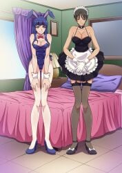 bunny_costume bunny_ear bunny_girl bunnysuit code_geass femsub happy maid maid_headdress maid_outfit maid_uniform nagisa_chiba naomi_inoue smile_at_viewer the_dark_mangaka