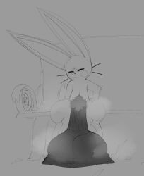 1boy 2d 2d_(artwork) 2d_artwork balls ballsack big_balls foreskin fur furry furry_male furry_only ic0nmon icon_(ic0nmon) long_ears male male_focus male_only musk musk_clouds musky_balls pubes pubic_hair sketch solo solo_focus solo_male tagme teapot_(body_type)