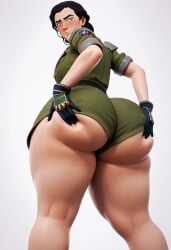 1girls 3d ai_assisted ai_generated antagonist ass_grab avatar_legends bbw bbw_mom big_breasts blushing_at_viewer child_bearing_hips completely_nude curvaceous curvy_body curvy_female curvy_figure earth_kingdom female from_behind grabbing_own_ass gyaru huge_ass kuvira landscape leg_split mature_female metalbender milf mole_under_eye nickelodeon nipple_piercing plump presenting_hindquarters simple_background skull_crushing_thighs solo_female solo_focus split_form the_legend_of_korra thick thick_thighs thunder_thighs waifu_diffusion white_background