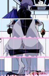 ass batnipsforever breasts raven_(dc) shower teen_titans