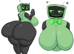 1girls ass ass_bigger_than_head big_ass big_booty booty breasts breasts_bigger_than_head dandy's_world female hyper hyper_ass hyper_breasts hyper_butt hyper_thighs looking_at_own_ass microphone scarmentor vee_(dandy's_world) xxturkiaxx