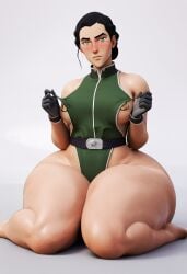 3d 3d_(artwork) ai_assisted ai_generated antagonist avatar_the_last_airbender bbw bbw_mom big_breasts blushing_at_viewer cg_art cgi child_bearing_hips completely_nude curvaceous curvy_body curvy_female curvy_figure gyaru kuvira landscape leg_split mature_female metalbender milf mole_under_eye nickelodeon nipple_piercing plump simple_background skull_crushing_thighs solo_female solo_focus split_form the_legend_of_korra thick thick_thighs thunder_thighs waifu_diffusion white_background widescreen