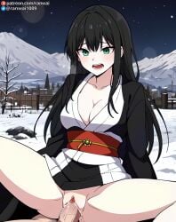 ai_generated cowgirl_position green_eyes kimono na_kang_lim_(webtoon_character_na_kang_lim) ranwai sex stable_diffusion vaginal_penetration vaginal_sex webtoon webtoon_character_na_kang_lim yoo_nari_(webtoon_character_na_kang_lim)