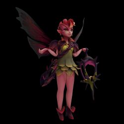 dark_willow dota_2 fairy fairy_wings pink_skin shrug solo_female thick_thighs thighs