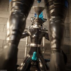 1:1 3d_(artwork) 4k absurd_res animal_genitalia animal_penis anthro anthro_on_anthro arms_tied ball_gag balls basement biped black_body black_boots black_clothing black_footwear black_fur black_shoes blender_(artwork) blender_cycles blue_body blue_fur blue_penis bodily_fluids bondage bondage boots bound canid canine canine_genitalia canine_penis canis claws clothed clothing collar cuff_(restraint) cuffs_(clothing) cum cum_on_ground depth_of_field digital_media_(artwork) dominant dragonplayer dragonplayer_(character) drinking drinking_urine duo erection footwear fox funnel funnel_gag funnel_in_mouth fur gag gagged genital_fluids genitals grey_body grey_fur hair hand_on_penis hi_res inside kneeling knot latex latex_clothing latex_skinsuit leather leather_clothing leather_legwear leather_stockings leather_thigh_highs legs_tied legwear living_toilet looking_down looking_down_at_partner male male/male mammal metal_claws metal_cuffs multicolored_body open_mouth peeing penis reflection restraints rexouium shoes skinsuit slim slim_anthro slim_male slim_sub smile standing stockings stocks submissive submissive_male tail thigh_highs tight_clothing toilet_slave urinal urine urine_funnel urine_in_mouth urine_stream urine_tube watersports white_body white_fur zenyth171