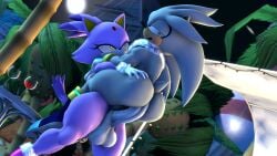 3d anal anal_sex anthro blaze_the_cat dickgirl femboy furry futa_on_femboy futa_on_male futanari groping male penis shemale silver_the_hedgehog sonic_(series) sonic_the_hedgehog_(series) zoothen