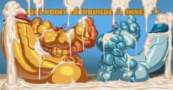 balls bodybuilder cum cum_on_muscles cum_on_self excessive_cum furry gay hyper hyper_balls hyper_cock hyper_genitalia hyper_penis hyper_testicles male male_only muscles muscular muscular_arms muscular_male muscular_thighs penis regnar testicles under_the_boardwalk