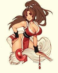 mai shiranui from fatal fury by oxcoxa