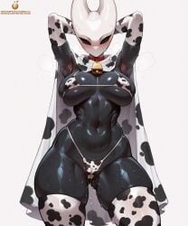 ai_generated areola areola_slip areolae_slip armwear bikini bikini_bottom bikini_top black_body blush breasts bug bug_girl cameltoe cloak costume cow_print cow_print_bikini cowbell cowkini cum_in_pussy elbow_gloves erotic_costume female half-dressed hollow_knight:_silksong hollow_knight_(franchise) hornet_(hollow_knight) large_breasts long_hair looking_at_viewer micro_bikini nipple_bulge nipple_outline nipples_visible_through_clothing non-human partially_clothed posing posing_for_the_viewer pussy_juice sexy_pose solo solo_female solo_focus sweat sweating sweaty tagme thigh_highs thighhighs twistedpeach wet_pussy