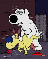 brian griffin from corneil and bernie by srirachamander
