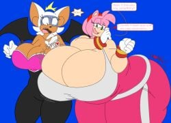 amy_rose amy_rose_(riders) bestthe breast_expansion denizen1414 flirting huge_ass huge_breasts huge_butt hyper hyper_ass hyper_breasts hyper_butt hyper_thighs massive_breasts massive_tits rouge_the_bat sega shocked showing_off showing_off_breasts sonic_(series) sonic_the_hedgehog_(series)