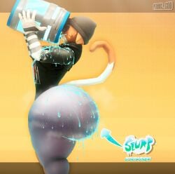 1girls 3d 3d_(artwork) anthro ass ass_expansion ass_visible_through_thighs big_ass big_breasts big_butt bottom_heavy breasts bubble_ass bubble_butt calico_cat cat_tail clothed clothing curvy_figure dat_ass dialogue domestic_cat drinking dumptruck_ass dumptruck_butt english_text epic_games evil_container felid feline felis female fortnite gesture hand_gesture huge_ass huge_butt hyper hyper_ass hyper_thighs meow_skulls meow_skulls_(fortnite) mostly_nude open_mouth partially_clothed perros_god slurp_(fortnite) solo solo_focus tail text thick_thighs voluptuous_female wet wet_body wet_clothes wet_clothing wet_skin wide_hips yellow_eyes