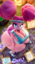 1girls 2025 3d 3d_(artwork) 5_fingers anthro anthro_female ass ass_bigger_than_head big_ass big_butt big_thighs blender blender_(software) blue_eyes breasts breasts_bigger_than_head bubble_ass bubble_butt candy clothed clothed_female clothing cookie digital_media_(artwork) earth_pony equid equid_humanoid equine equine_humanoid fat_ass fat_butt female female_anthro fingers food friendship_is_magic furry furry_female hair halloween hasbro hi_red hips horse huge_ass huge_butt huge_thighs humanoid humanoid_genitalia humanoid_hands hyper hyper_ass hyper_butt jack-o'-lantern long_hair looking_at_viewer mammal mammal_humanoid massive_ass massive_butt massive_thighs my_little_pony open_mouth pink_body pink_fur pink_hair pink_nails pinkie_pie_(mlp) pony roller_skates smile snuddy solo solo_female thick thick_ass thick_butt thick_hips thick_legs thick_thighs thighhighs thighs tongue tongue_out wide_hips