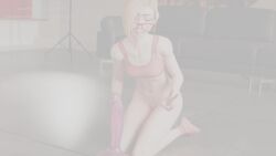 1girls 3d anal anal_masturbation andavaverse animated ass blender blonde_hair butt_focus butt_jiggle clothing darcy_redd dildo ear_piercing female female_only glasses green_eyes half_naked light-skinned_female longer_than_30_seconds looking_at_viewer making_a_porno sex_toy shorter_than_one_minute sound sports_bra struggling suggestive_gesture tagme tongue video wink workinganalytics