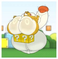 1boy ?_block anthro ass balls belly big_balls big_belly big_butt big_moobs big_penis daeriusus dinosaur erection fat fat_ass fat_male gale_(chip_at_night) genital_raphe genitals half-closed_eyes hi_res huge_balls huge_belly huge_butt huge_cock hyper hyper_ass hyper_balls hyper_butt hyper_genitalia hyper_penis hyper_testicles hyper_thighs looking_back male male_only mario_(series) moobs morbidly_obese morbidly_obese_anthro morbidly_obese_male narrowed_eyes nintendo nude obese obese_anthro obese_male overweight overweight_anthro overweight_male penis prehistoric_species raphe_(anatomy) reptile scalie scrotal_raphe sitting solo tongue tongue_out yellow_body yellow_eyes yoshi