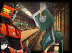 257 257_squadron artist_request canon engine female futanari green nia nia_the_kenyan_engine oc ocxcanon orange tentacle thomas_and_friends thomas_the_tank_engine train trainsformers yuri