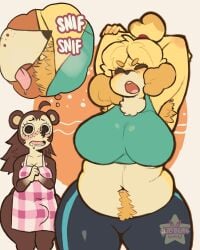 isabelle (animal crossing) from animal crossing by lilbunpinky