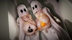 10_seconds 2girls 3d_animation animated areola ass big_areola big_ass big_breasts big_nipples big_thighs breasts female female_focus female_only ghost ghost_costume ghost_girl gigantic_ass gigantic_breasts gigantic_thighs halloween halloween_costume huge_areola huge_ass huge_breasts huge_nipples huge_thighs hyper hyper_ass hyper_breasts hyper_thighs looking_at_viewer nipples no_sound original_character pussy ryanpos_3d shiny shiny_skin shorter_than_10_seconds tagme thick_thighs thighs video virt-a-mate virtamate