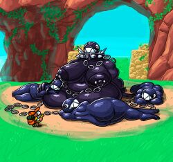 chain chomp from mario (series) by zombiehandr