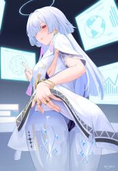 android android_girl big_ass legs legs_open massoukei mechanical mornye_(wuthering_waves) robot_girl robot_humanoid thong wuthering_waves