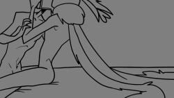 2boys anal anal_sex animated claws demon gay hazbin_hotel hellaverse kissing male male_only missionary_position no_color no_sound pupilless_eyes simple_background tagme valentino_(hazbin_hotel) video vox_(hazbin_hotel) wings