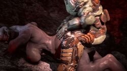 1boy 1boy1girl 1girls 3d alien alien/human alien_girl anal animated crossover doom doom_slayer_(doom) female female_sangheili halo_(series) human human_on_humanoid humanoid interspecies male male/female male_human/female_alien male_human/female_humanoid sangheili sex video_games