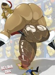 1boy 1futa 2022 action_figure animal_crossing ankha ankha_(animal_crossing) ass balls bcdickchix bcfuta big_areola big_ass big_ass_(futa) big_balls blonde_hair blue_hair boner_in_pants brendancorris cat_ears cat_tail christmas christmas_outfit circumcised dickgirl dinosaur dominant eyelashes femdom futa_on_male futanari grabbing_balls heart-shaped_pupils hi_res huge_ass hyper_balls hyper_penis hyper_testicles in_love_with_cock intersex large_ass large_penis larger_futa legs_apart legs_spread looking_back male mariah_carey milf on_the_floor open_mouth penis raptor red_lips santa_hat shiny_skin skinny_male small_penis smaller_male smiling spread_legs stained_clothes sweat sweatdrop tail text text_bubble thick_thighs tongue_out vein veiny veiny_penis velociraptor voluptuous yellow_body