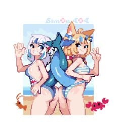 gawr gura from hololive by sim0n404