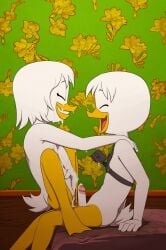 cumshot ducktales_(2017) huey_duck webby_vanderquack