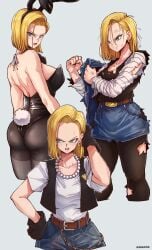 android_18 aosora dragon_ball tagme